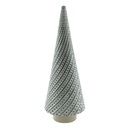 Decorazione albero di Natale Grigio Ø 10x27 cm