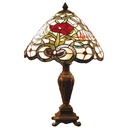 Lampada parete Tiffany Beige, Verde Ø 32x47 cm E27/max 1x40W