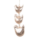 Decoratie hanger vogels 7x5x16 cm