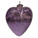 Weihnachtskugel Violett 10x3x9 cm
