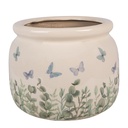 Decoratie bloempot Ø 20x15 cm