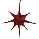 Decorazione Natalizie Stella Rosso 70x10x70 cm