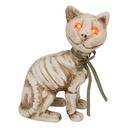 Decoratie skelet kat 12x9x17 cm