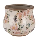 Flower Pot Inside Beige Pink Ø 16x14 cm