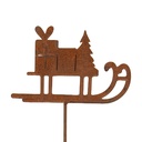 Spuntone da Giardino Slitta Marrone 12x1x38 cm