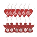 Decoratie hanger hart 13x13x1 cm (12)