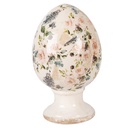 Décoration uf sur pied Beige Rose Ø 15x24 cm