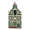 Waxinelichthouder huis 13x9x26 cm