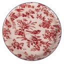 Sottobicchiere per bicchieri Rosa Rosso Ø 11x1 cm