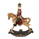 Decorative  Rocking Horse Brown, Red 22x9x29 cm