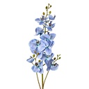 Rami Artificiali Decorativi con fiori Blu Verde 15x8x116 cm