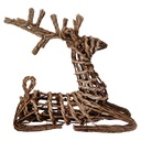 Decoratie hert 50x15x43 cm