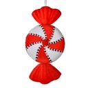 Christmas Decoration Pendant Candy Red White 13x5x25 cm