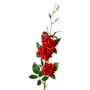 Decoratie tak met bloemen 12x8x83 cm