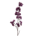 Deko Ast mit Blumen Violett Braun 10x7x98 cm