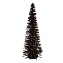 Dekoration Weihnachtsbaum Braun Goldfarbig Ø 20x50 cm