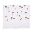 Serviette d'invité Blanc Marron 40x66 cm
