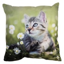 Housse de coussin Vert Gris 45x45 cm