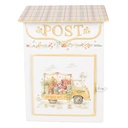Cassetta Postale Bianco Giallo 23x13x32 cm