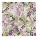 Tovaglioli di carta Bianco Viola 33x33 cm (20)