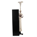 Décoration cuisinier avec tableau noir Beige Noir 37x14x113 cm