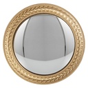 Wall Mirror Gold colored Ø 13x2 cm