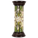 Column Lamp Tiffany Green, White Ø 31x78 cm E27/max 1x60W