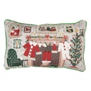 Cuscino imbottito Beige Verde 50x35x4 cm
