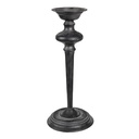 Candle Holder Black Ø 16x38 cm
