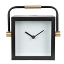 Orologio da Tavolo Nero, Bianco 19x5x19 cm / 1xAA