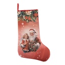 Christmas Stocking Decoration Christmas Stocking Red 29x1x48 cm