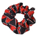 Haargummi Rot Schwarz
