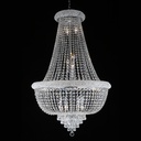 Kronleuchter 15 Lichter Transparent Ø 60x100 cm E14/max 15x40W
