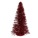 Decorazione Albero di Natale Rosso Color oro Ø 17x30 cm