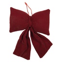 Decorative Bow Red 20x7x30 cm