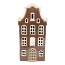 Waxinelichthouder huis 11x8x22 cm
