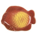 Schale Fisch Orange 16x11x3 cm