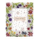 Cadre photo Blanc Vert 16x2x21 cm / 10x15 cm