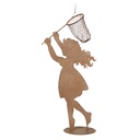 Decorazione Bambino Marrone 39x13x87 cm