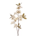 Decorazione ramo con fiori Bianco 90 cm