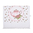 Serviette dinvité Blanc Rose 40x66 cm