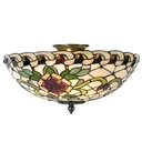 Deckenleuchte Tiffany Grün, Rot Ø 40x25 cm E14/max 2x40W