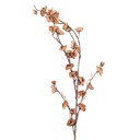 Deko Ast mit Blumen Braun 8x15x120 cm