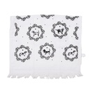 Guest Towel White Black 40x66 cm