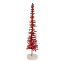Decoration Christmas tree Red Gold colored Ø 6x30 cm