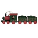 Decoratie trein 65x13x23 cm