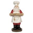 Decoratie kerstman 40x39x81 cm
