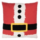 Kissen gefüllt Rot Weiß 45x5x45 cm