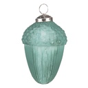 Boule de Noël Secousse Vert Ø 7x10 cm