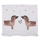 Guest Towel Beige, Brown 40x66 cm